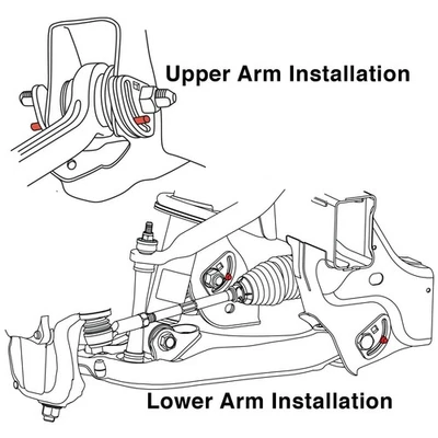 Передний направляющий штифт кулачка выравнивания SPC Performance 86325 - Изображение 1 из 4