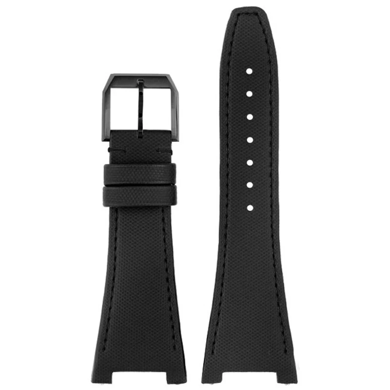 Black Nylon Strap Bracelet for IWC Big Ingenieur- 28x16mm - Image 1 of 1