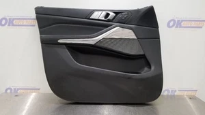 20 BMW X7 XDRIVE40I INTERIOR DOOR TRIM PANEL FRONT LEFT DRIVER BLACK - Picture 1 of 12