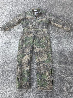 WALLS Blizzard Pruf Realtree Zip Up Insulated Coveralls Camo Men's XL Tall 46x48 - Image 1 of 4