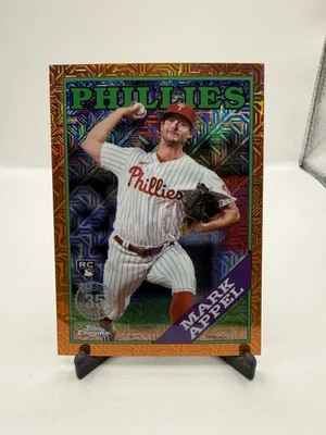 2023 Topps Chrome 棒球 - Mark Appel 橙色 Mojo 折射器 /25 #2T88C-86 (RC) — 第 1/4 张图片