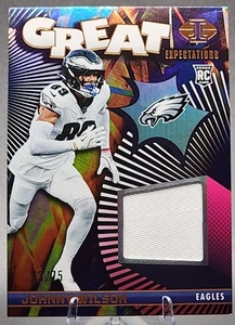 Johnny Wilson /75 2024 Panini Illusions Rookie RC Mem Great Expectations Eagles - Picture 1 of 3