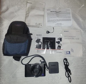Sony Cyber-Shot DSC RX100 M2 II Digital Camera, Charger, Books, Case B#4 - Picture 1 of 18