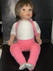 Vintage 1986 Thelma Resch Vinyl 22” Doll Signed - Picture 1 of 9