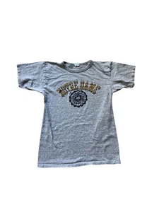 Vintage Champion Notre Dame University graues kurzärmliges T-Shirt Größe Medium 80er - Bild 1 von 3