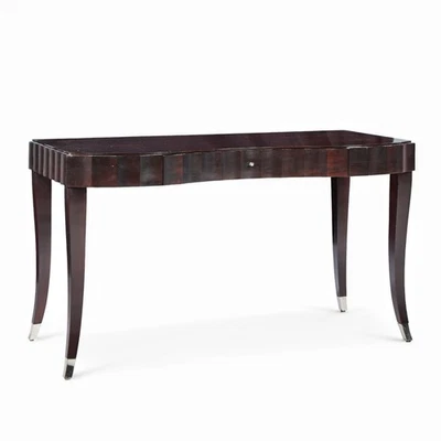 Escritorio de tocador Barbara Barry para Baker de caoba Foto 1 de 4