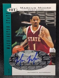 2004 SAGE HIT Marcus Moore Rookie Auto - Washington State Cougars - Picture 1 of 2