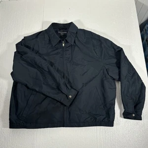 Men's Dockers Arm Logo Navy Blue Windbreaker Jacket Size XXL - Picture 1 of 12