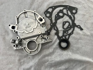 FORD 302-351W ALUMINUM TIMING COVER KIT 83-89  W/ GASKET SET - Bild 1 von 3
