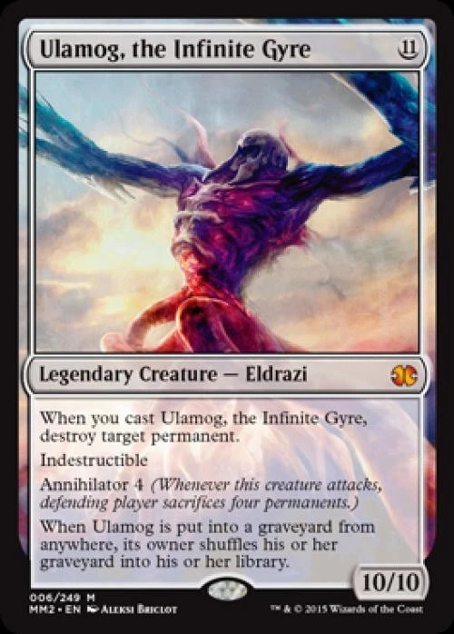 MTG English Ulamog, the Infinite Gyre NM Normal Modern Masters 2015 - Image 1 of 1