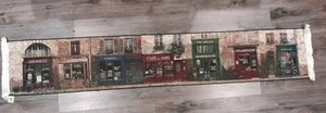 Chiu Tak Hak "Paris Forgotten" Decorative Tapestry Table Runner 13"x72" USA - Picture 1 of 7
