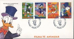 Albania FDC Sc 2615 Mi 2736-39 Cartoons - Picture 1 of 1