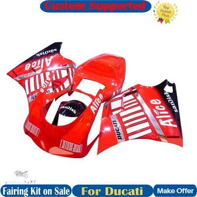 Kit de carenado carrocería ABS apto para Ducati 996 748 1996-2002 2000 Foto 1 de 2