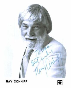 Ray Conniff Original Signature On Fotoprint Card 10x12 - No. 612 B