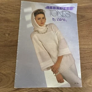 TEXTURE TONES By Wendy Book Of Knitting patterns - Picture 1 of 10