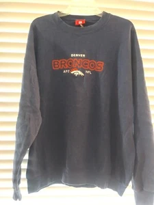 Denver Broncos Mens  Sweatshirt XL Blue - Picture 1 of 1