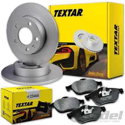 TEXTAR BREMSSCHEIBEN 286mm + BELÄGE HINTEN für OPEL OMEGA B Limo + Caravan - Bild 1 von 3