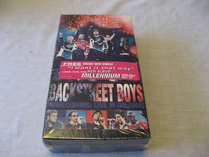 Backstreet Boys - Homecoming Live in Orlando VHS, 1999, With Cassette Single NEW - Picture 1 of 3