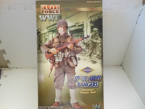 Elite Force Bluebox Toys WWII WW2 Action Figure 5th US Army Rangers Sergeant Cover