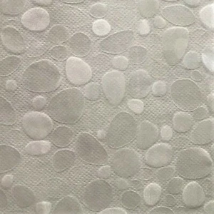 Beach Pebbles Clear Vinyl Tablecloth | Oblong | Wipe Clean Plastic Pvc - Picture 1 of 2