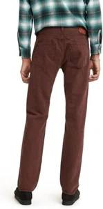 Levi's Men's 501 Original Fit Jeans Bitter Chocolate Garment Dye 38W x 30L - Picture 1 of 3
