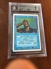 BGS Unlimited Psionic Blast (Bgs 9) Magic Beckett Graded MTG (9,9,9,8.5) Mint