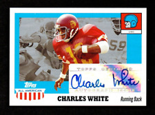 2005 Topps All American Autograph Charles White Trojans CFB HOF 1979 Heisman RIP