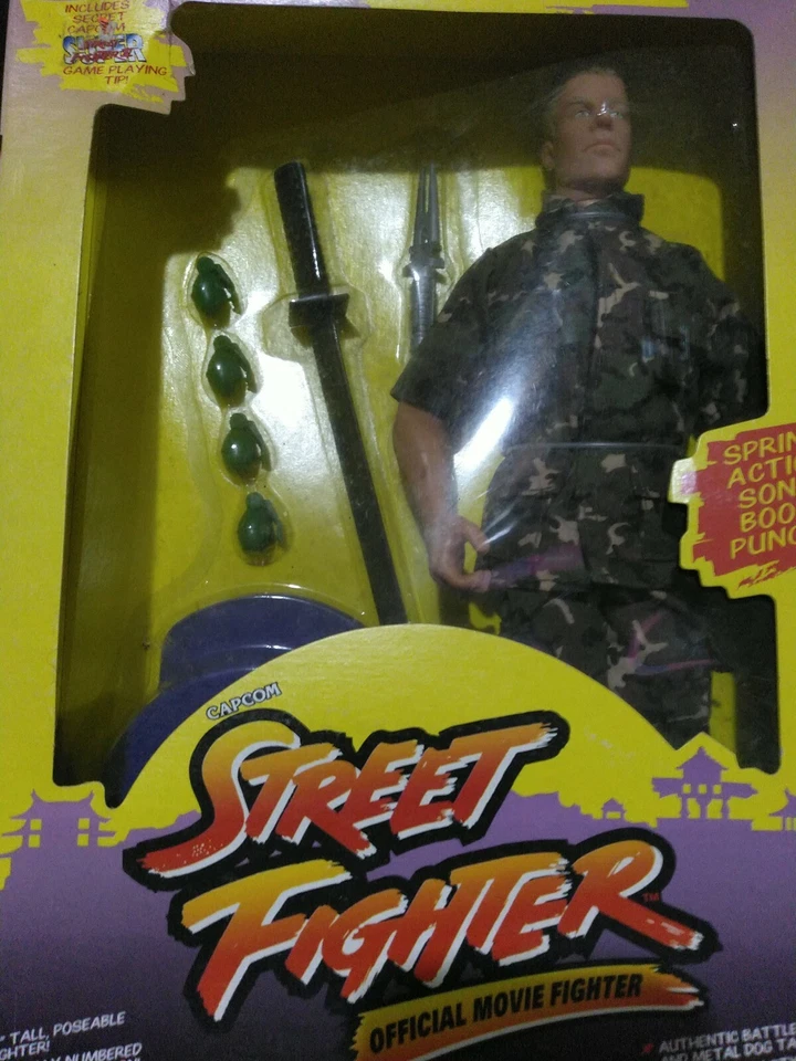 FIGURA DE ACCIÓN STREET FIGHTER CORONEL GUILE EDICIÓN COLECCIONISTA A4 Foto 1 de 1