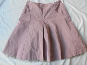 KAREN MILLEN - SKIRT - SIZE 8 - WAIST 28" pinky/lilac with net/hem - Picture 1 of 11