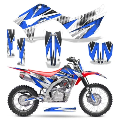 Pegatinas gráficas MX + #calcomanías PLT para Honda CRF125F 2019-2025 Slash U Foto 1 de 2