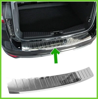 Protezione Paraurti Posteriore Per FORD C MAX II | Dal 2010+ Acciaio CROMO - Immagine 1 di 4