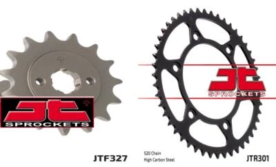 Kit de piñones delanteros y traseros para piñones HONDA XR250 RL, RM, RN, RP, RR, RS 90-95 JT Foto 1 de 4