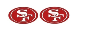 2x San Francisco 49ers NFL Vinyl Decal Sticker - 4" and Larger - Picture 1 of 2