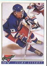 1993-94 OPC Premier Jets Hockey Card #483 Teemu Selanne