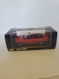 BMW 325i Convertible MAISTO EDICIÓN ESPECIAL 1:18 (1993) Rojo - Imagen 1 de 8