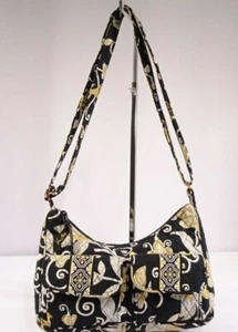 Vera Bradley Yellow Bird Pattern (Retired) Adjustable Strap Bag Purse /Pre-Owned - Picture 1 of 12