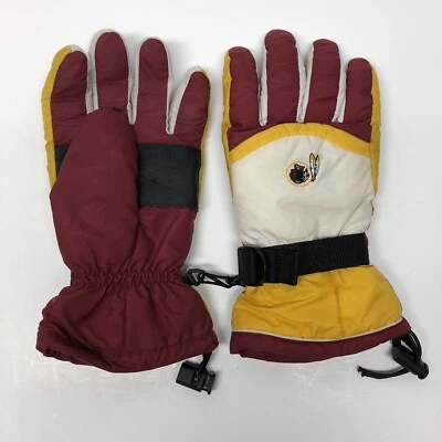 Guantes de colección Washington Redskins para adultos manopla Reebok NFL ajustables grandes cálidos Foto 1 de 4