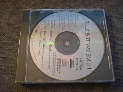 Billy & Terry Smith - Ease My Troubled Mind - Promo CD Single EPIC ESK 73680 NEU - Bild 1 von 4