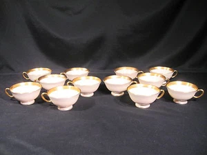 Lenox Lowell Gold Backstamp Footed Cup P67 Set of 12 - Picture 1 of 12