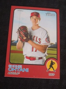 2022 Topps Heritage Red Border Shohei Ohtani #150 - Picture 1 of 2