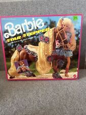 Barbie Dream Horse Star Stepper 1991 Mattel 3712 NRFB W/ Denim Studs NOS New