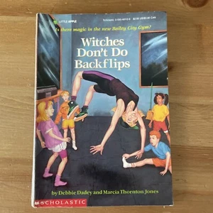 DEBBIE DADEY Witches Dont Do Backflips John Steven Gurney Vintage Witch 1994 - Bild 1 von 7