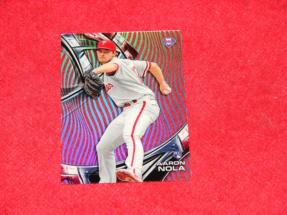 AARON NOLA PHILLIES 2016 TOPPS HIGH TEK WAVES RC #HTAN (B1) - Image 1 of 1