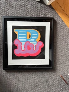 BEN EINE 'B' (2014) Custom Framed - ARTIST PROOF - Picture 1 of 1