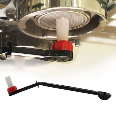 Cepillo 2 en 1 Máquina de café Nylon Molinillo de café Espresso Cepillo de limpieza Cafetera Foto 1 de 4