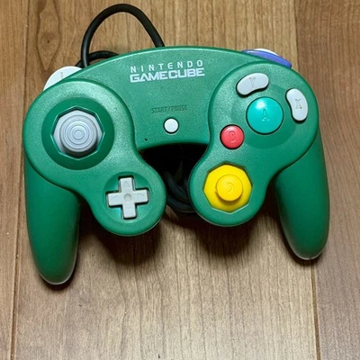 Official Nintendo Emerald blue green Controller Gamecube Switch smash Wii U 4 - Image 1 of 4