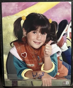 Fotografía autografiada de Soleil Moon Frye 11x14 ¡5! Punky Brewster - Imagen 1 de 1