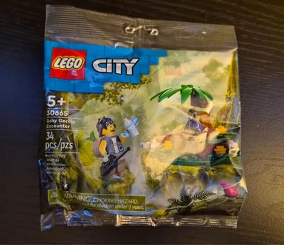 LEGO City 30665 Baby Gorilla Encounter Polybag Set – Jungle Theme – New Sealed – - Image 1 of 4