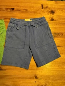 Boys Mini Boden Navy Blue Pull-On Shorts, Size 8 - Picture 1 of 4