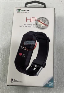 3Plus Black Elite Series HR Activity Tracker Heart Rate Monitor Smart Watch New - Photo 1 sur 3